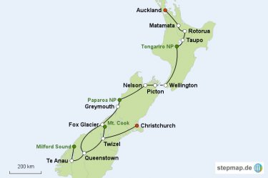 Autotour Neuseeland