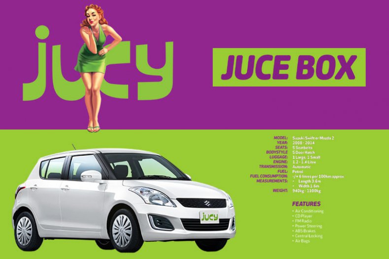 Mietwagen Jucy Kategorie: Juce Box
