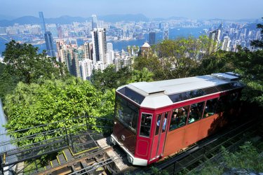 Peak Tram in Hongkong