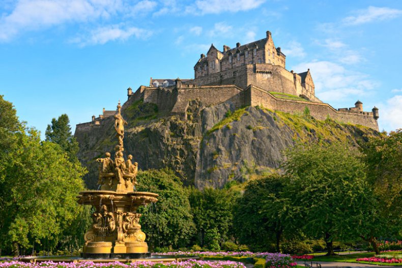 Edinburgh Castle & Ross Fountain