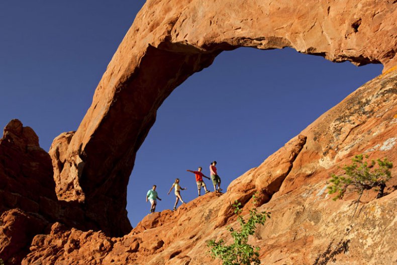 Famous Arch in Moab, Utah