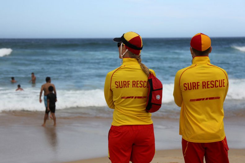 Rettungsschwimmer am Bondi Beach, Sydney
