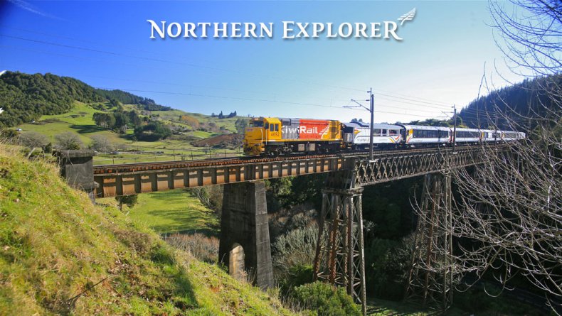 Zug Northern Explorer Neuseeland