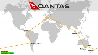 Ticket around the World mit Qantas