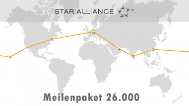 Round the World - STAR ALLIANCE - 26000 Meilen