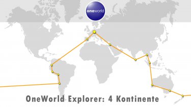 Round the World - One World Explorer - 4 Kontinente