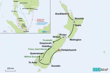 Meeresbrise und Neuseeland