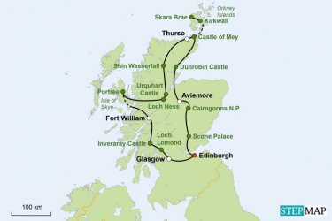 Schottland von Edinburgh bis Orkney
