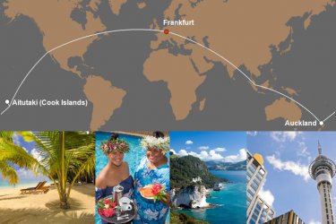 Baustein-Weltreise: Neuseeland und Aitutaki (Cook Islands)